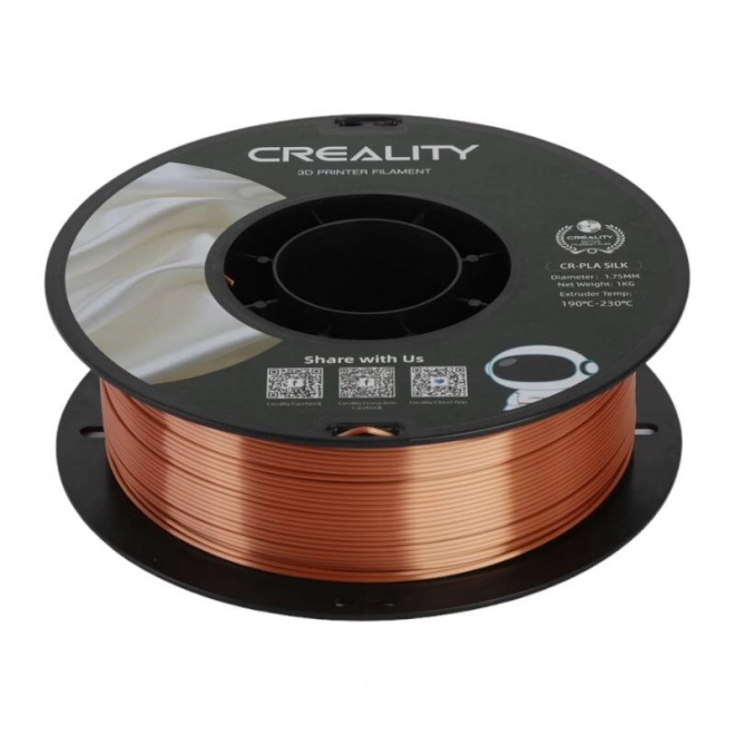 CR-Silk PLA filament Creality (červená měď)