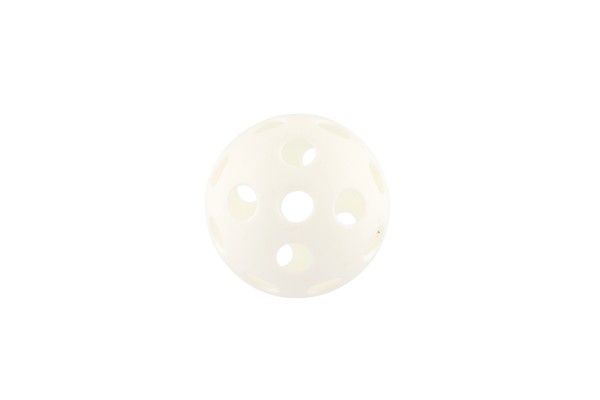 Florbalový míček 7 cm – Bílá