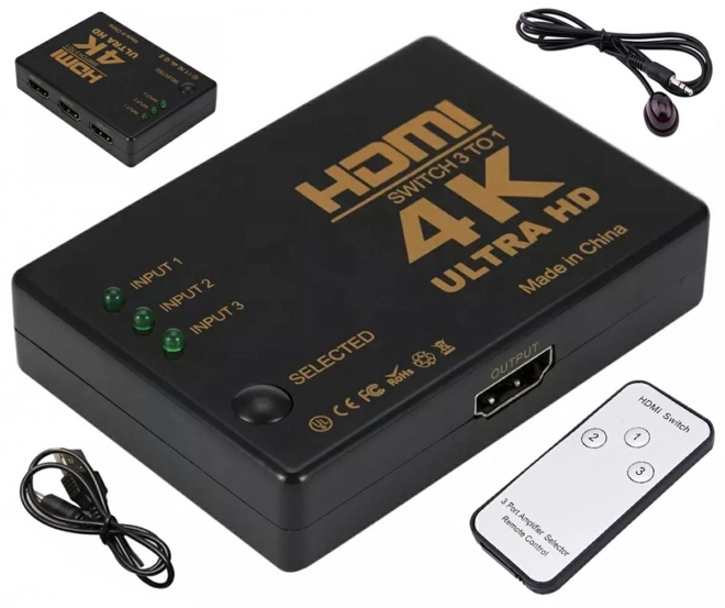 Přepínač Hd28d full hdmi s dálkovým ovládáním