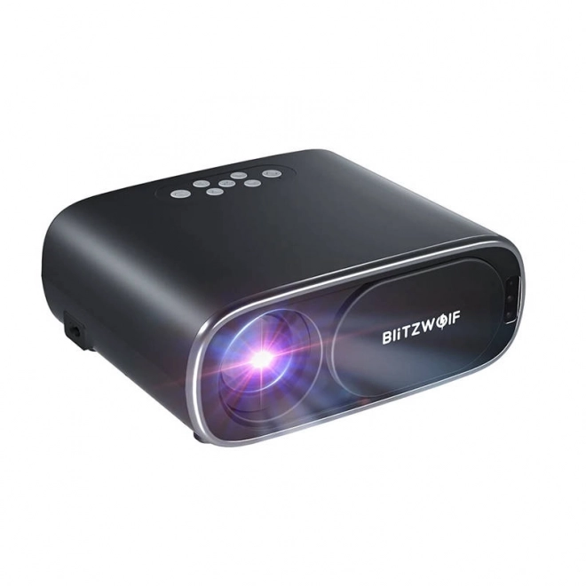 BlitzWolf BW-V4 1080p LED beamer / projektor, Wi-Fi + Bluetooth (černý)