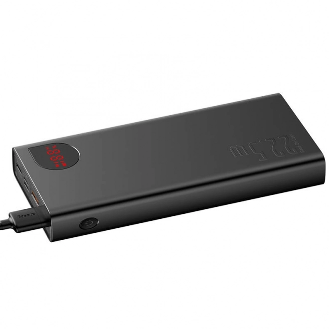 Powerbanka Baseus Adaman Metal, 20000mAh, 2xUSB, USB-C, Lightning, microUSB 22,5W (černá)