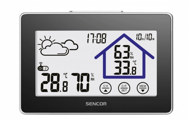 Meteorologická stanice SWS 2999 Dotykový LCD displej