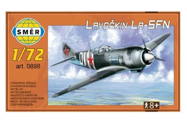 Model Lavočkin La-5FN 1:72 13,6x12cm v krabici 25x14,5cm