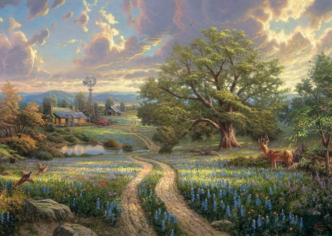 Puzzle 1000 prvků THOMAS KINKADE Country life