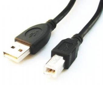 Kabel USB 2.0 typ AB AM-BM 1,8 m černý