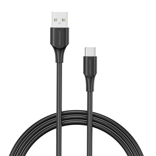 USB kabel USB 2.0 na USB-C pro rychlé nabíjení 0,25 m černý