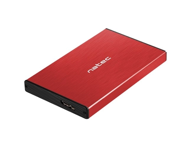 Rhino Go 2,5 USB 3.0 externí HDD/SSD SATA úložný box červený