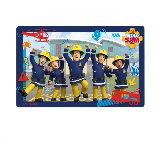 Snídaňový box, box na oběd Fireman Sam,17.5x12.8x6.9cm LICENCOVANÝ ORIGINÁLNÍ VÝROBEK