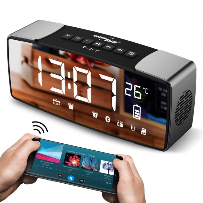 Radiobudík Bluetooth 4.2 FM Aux-in GB200