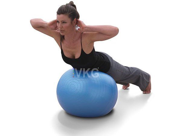 Gymnastický / rehabilitační míč + pumpa 65cm modrý