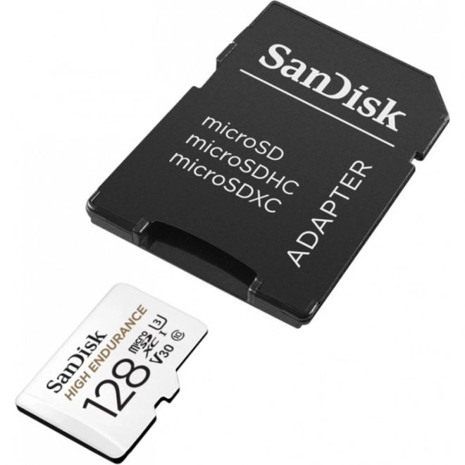 Karta microSD microSDXC 128GB s vysokou odolností pro monitorování