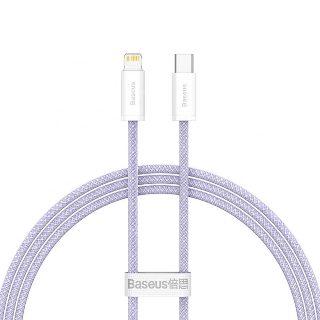 Kabel USB-C pro Lightning Baseus řady Dynamic 2, 20 W, 1 m (fialový)