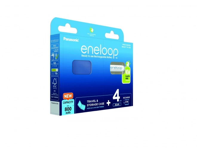 Nabíjecí baterie Eneloop AAA 800 mAh 4 ks + krabička