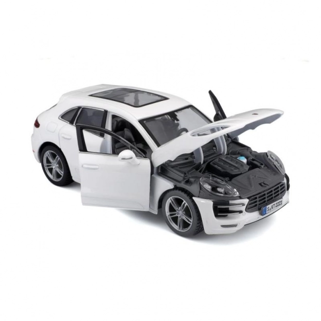 Porsche Macan 1:24 Bburago Plus Bílá