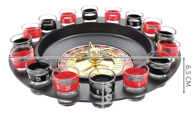 Ruleta s alkoholem - 16 panáků