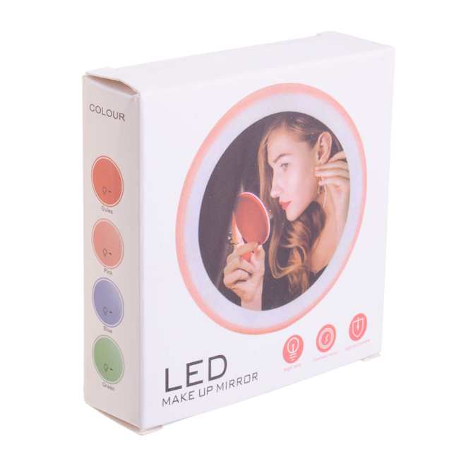 Kosmetické zrcátko s LED osvětlením