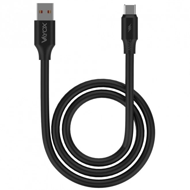 Kabel USB-USB-C se dvěma konci 120W 3A 1m černý