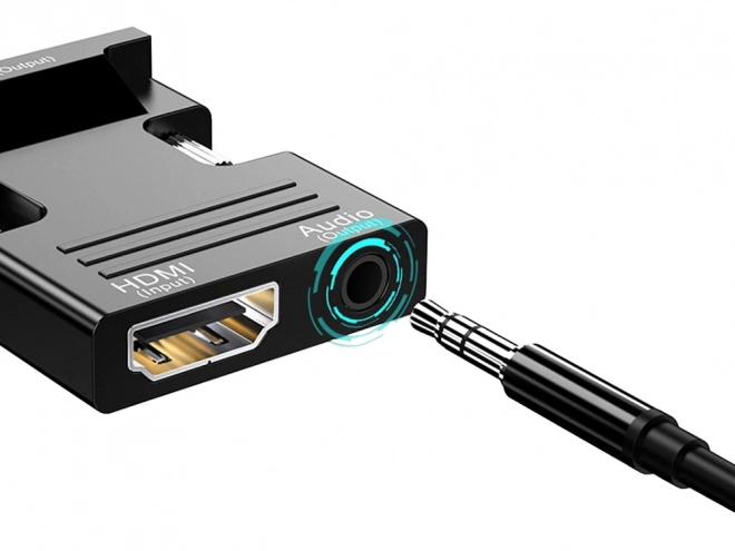 Převodník adaptér z hdmi na vga d-sub audio zvuk