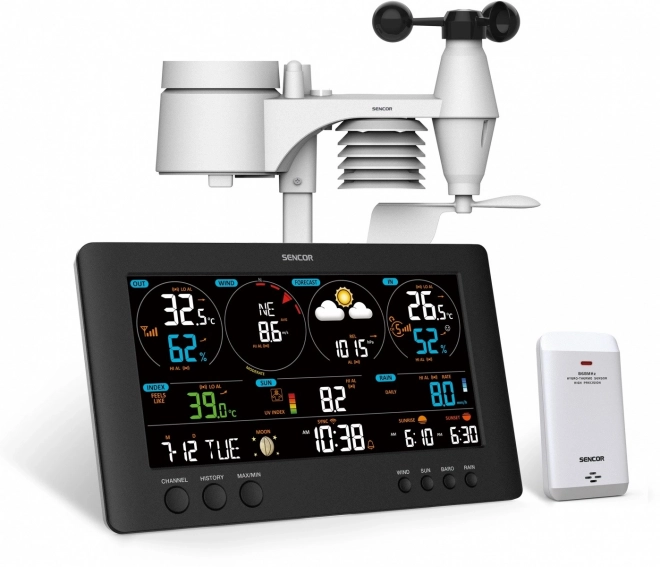 Profesionální METEO WiFi SWS 12500 H 21,4 cm LCD Colour