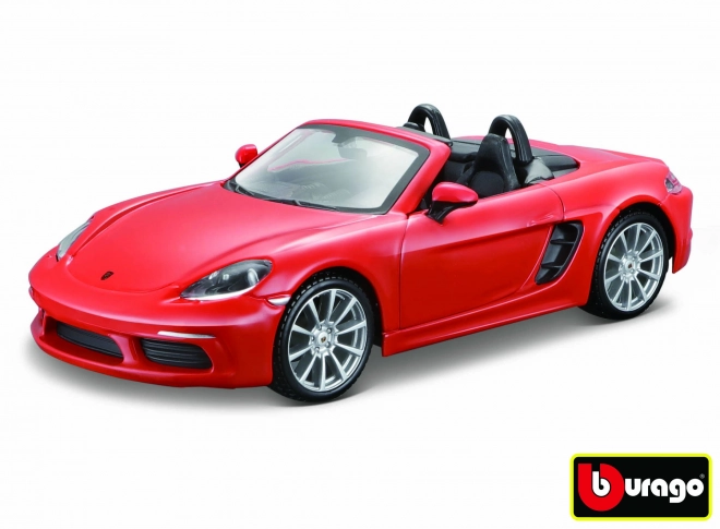 Bburago 1:24 Porsche 718 Boxster oranžová 18-21087