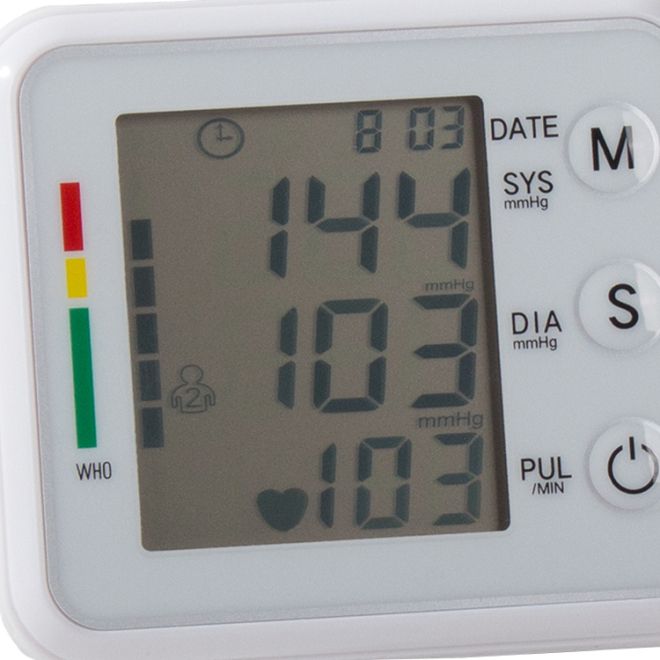 Elektronický LCD monitor krevního tlaku na zápěstí