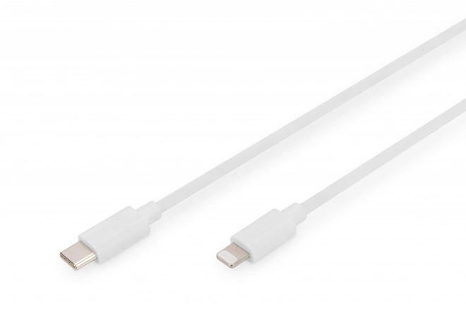 Datový/nabíjecí kabel USB C/Lightning MFI 2 m bílý