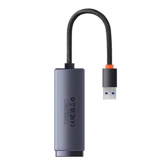 Síťový adaptér Baseus Lite Series USB na RJ45, 1000 Mb/s (šedý)