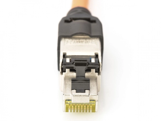 Modulární konektor RJ45 cat.6A, PoE+, 10GbE, STP, stíněný, kovový, bez nářadí, AWG 27-22, záslepka