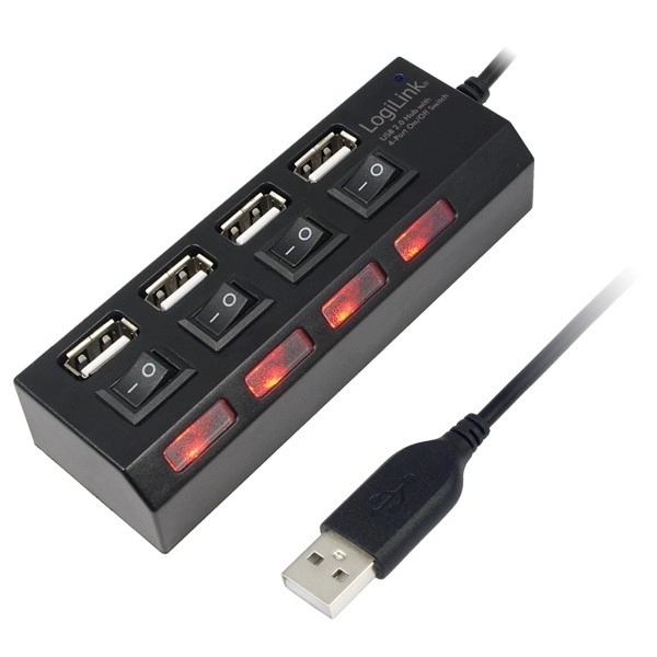 USB2.0 HUB s přepínačem portů