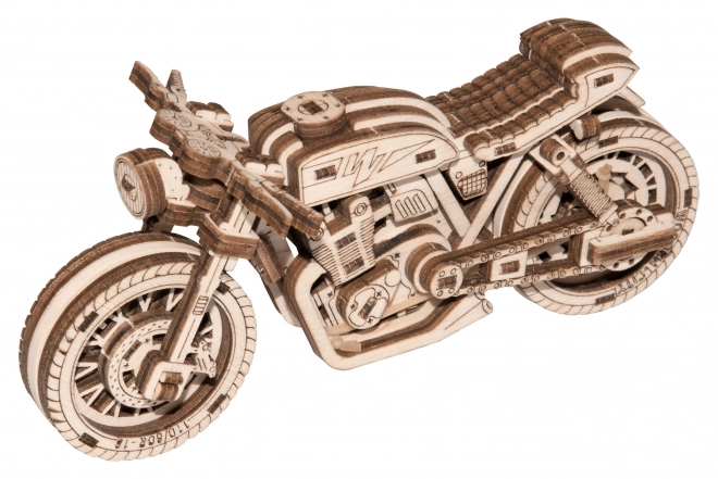 Dřevěné 3D puzzle - Motocykl Cafe Racer