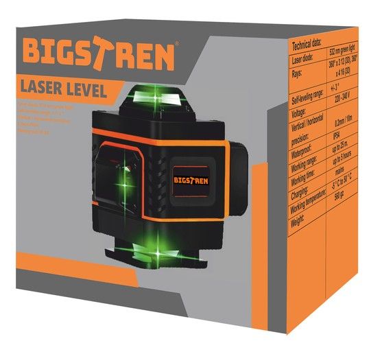 16 řádkový laserový nivelační přístroj - 360 stupňů