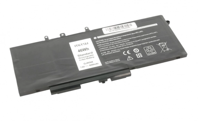 Baterie pro Dell Latitude 5490, 5590 6000 mAh (46 Wh) 7,6V