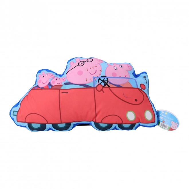 Polštářek Peppa Pig,48x28 cm LICENCOVANÝ ORIGINÁLNÍ VÝROBEK