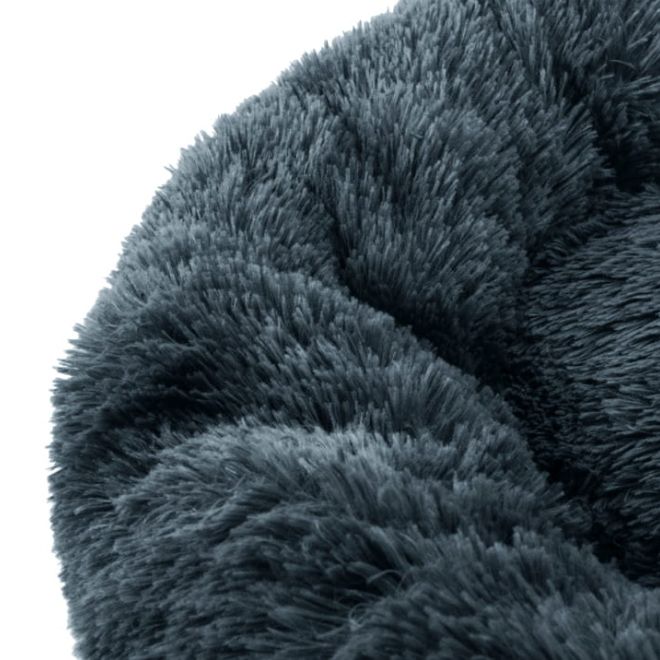 Univerzální plyšový pelíšek 60 cm - tmavě šedý
