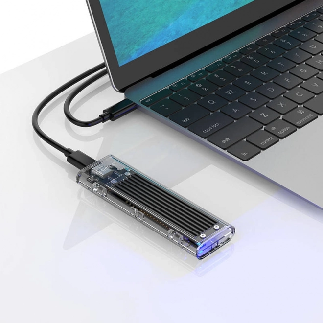 Skříň SDD M.2 Orico, NVME, USB-C 3.1 Gen.2, 10Gb/s (černá)