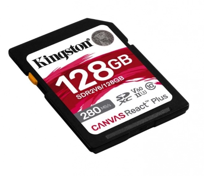 128GB paměťová karta SD React Plus 280/100/MB/s U3 V60