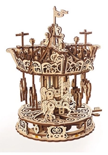 Ugears 3D puzzle - Kolotoč 305 dílků