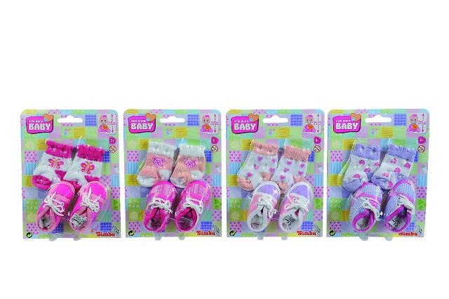 Ponožky a botičky pro panenky - vel. 38 až 43