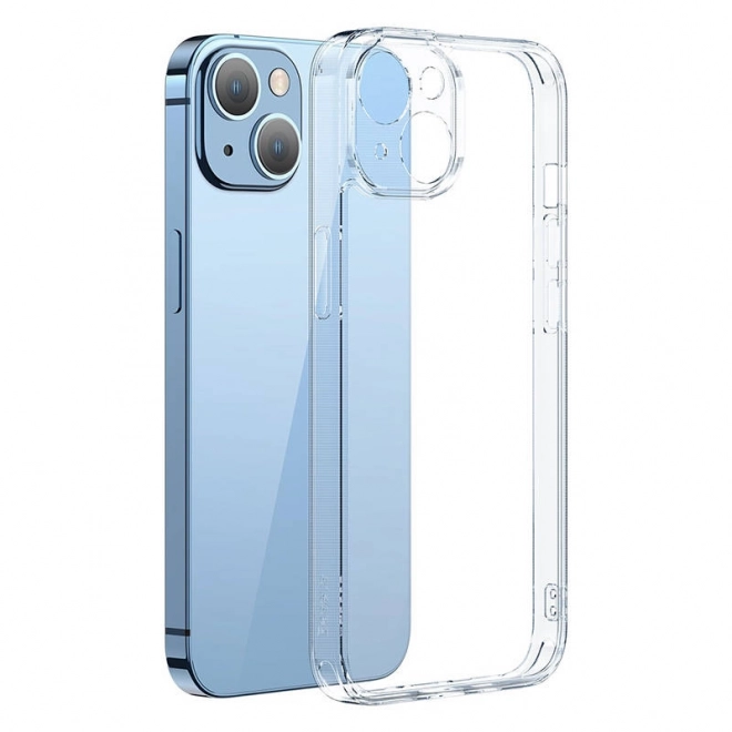 Baseus SuperCeramic Transparent Glass Case a sada tvrzeného skla pro iPhone 14 Plus