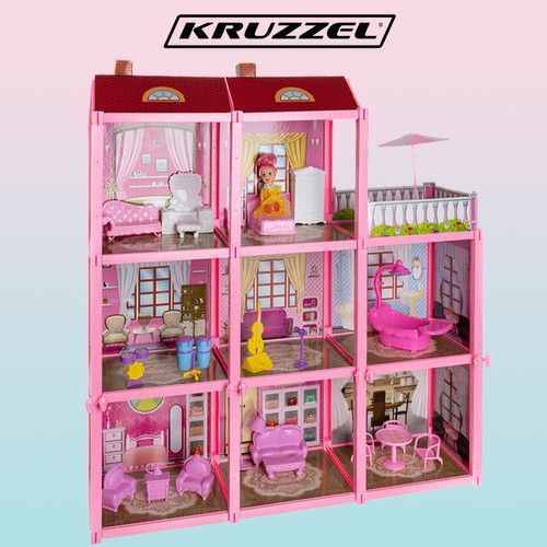 Domeček pro panenky Kruzzel 65 cm