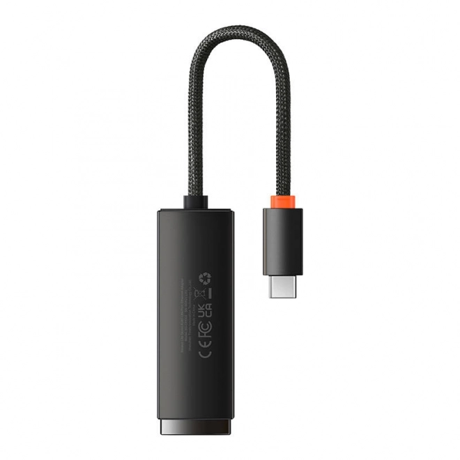 Síťový adaptér Baseus Lite Series USB-C na RJ45 (černý)