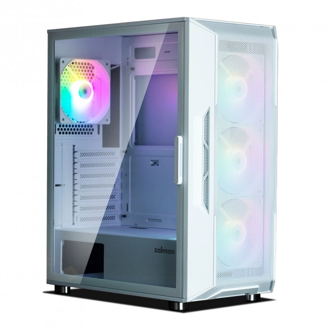 I3 Neo ATX Mid Tower RGB 4x ventilátor, bílý