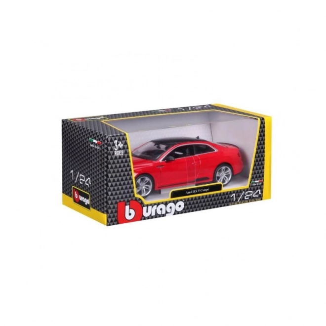 Bburago Audi RS 5 Coupe červená 1:24