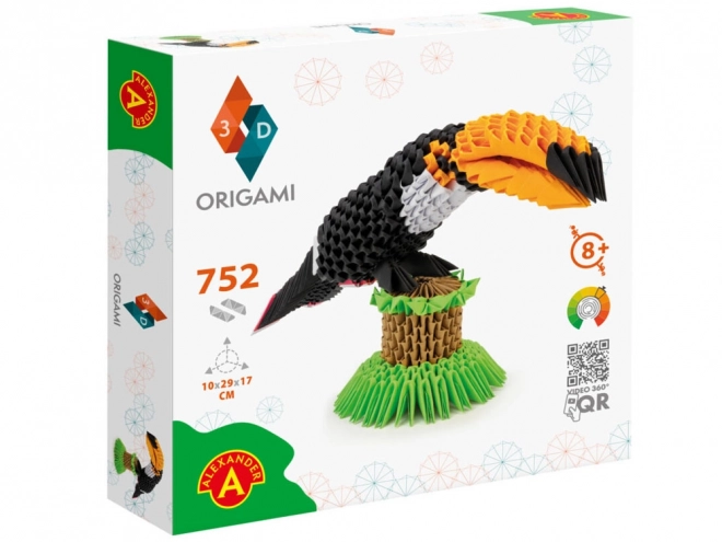 Kreativní sada Origami 3D Tukan