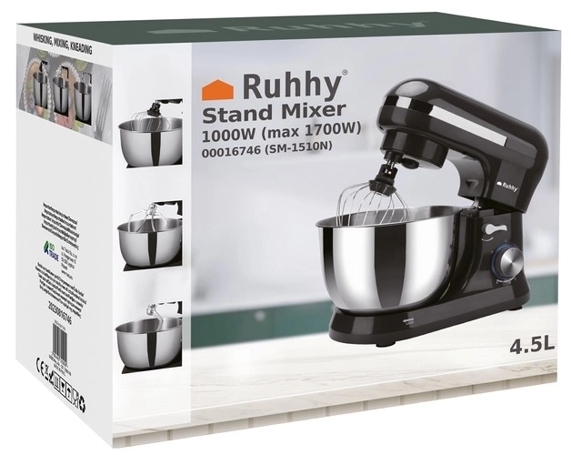 Ruhhy 16746 Kuchyňský robot 4,5L + 24 cukrářských nástavců 1700W