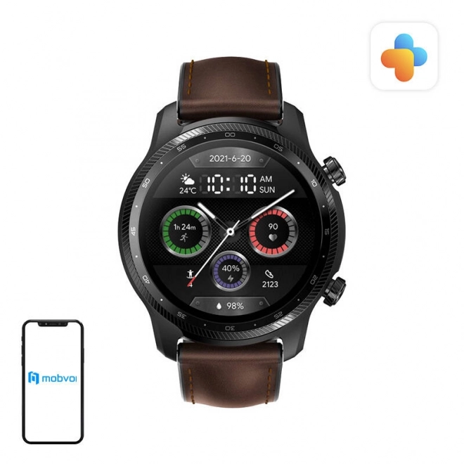 Chytré hodinky Mobvoi TicWatch Pro 3 Ultra LTE (Shadow Black)