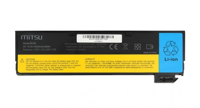 Baterie pro Lenovo T440, X240 4400 mAh (48 Wh) 10,8 - 11,1 V