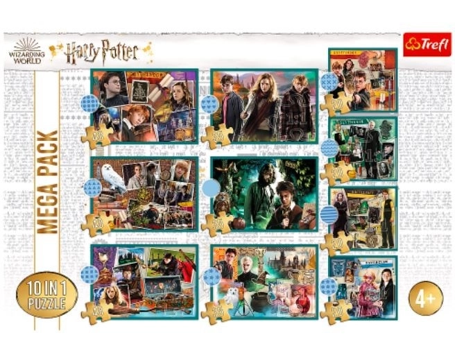 Puzzle Harry Potter - Ve světě Harryho Pottera 10v1