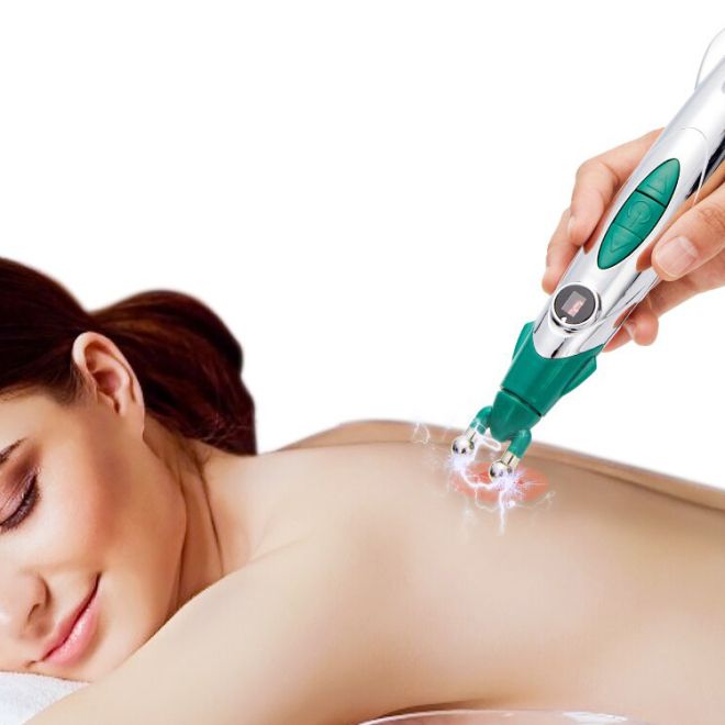 Akupunkturní pero elektrostimulační masážní přístroj