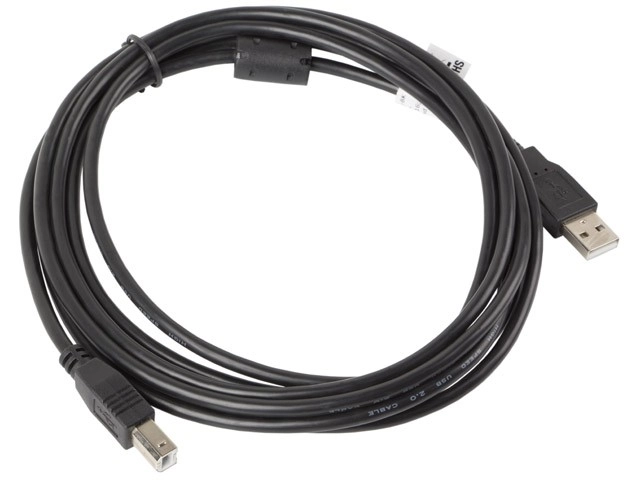 USB 2.0 AM-BM 3M feritový kabel černý